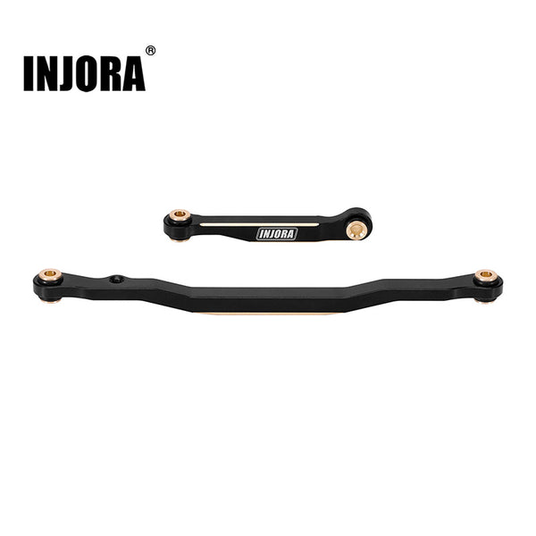 INJORA Black Brass Steering Links Set for 1/18 HPI Venture18