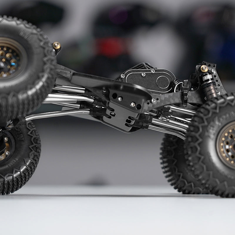 INJORA Carbon Fiber LCG Chassis Kit for 1/24 SCX24, 132mm