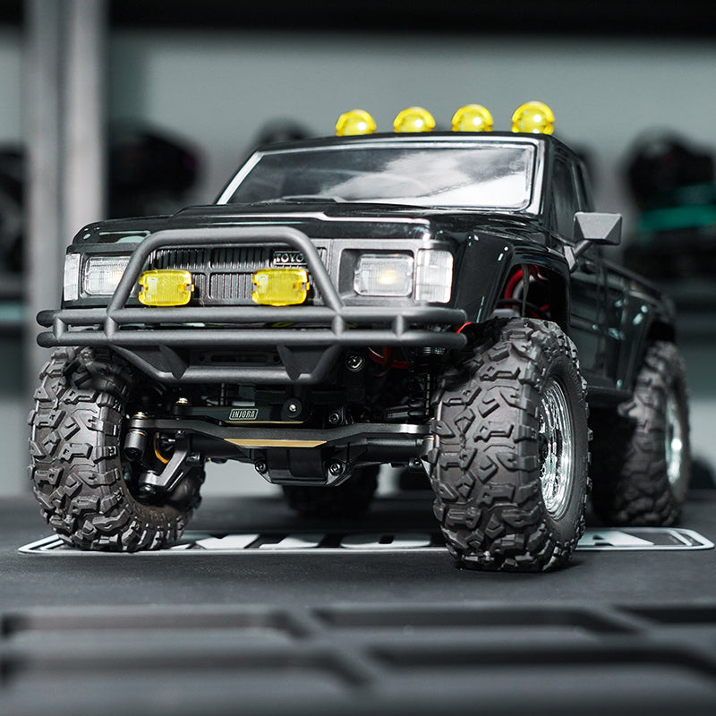 INJORA Black Brass Steering Links Set for 1/18 HPI Venture18 Bronco
