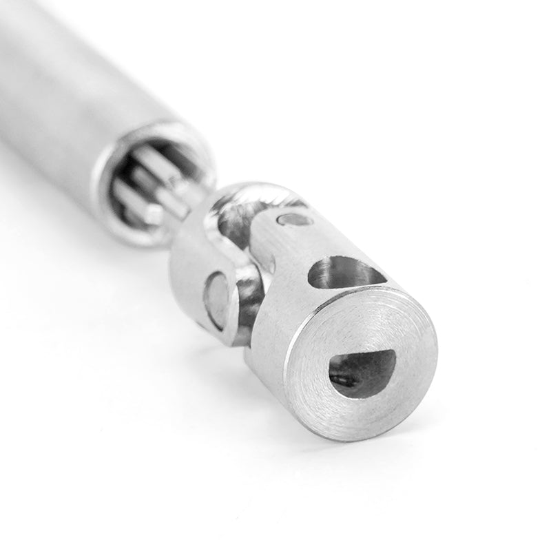 INJORA Stainless Steel Drive Shafts with D Shaped Hole for 1