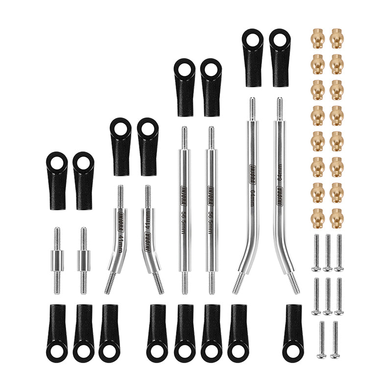 ロッド・ゾージア INJORA Stainless Steel High Clearance Links for 1/24 SCX24 GX470