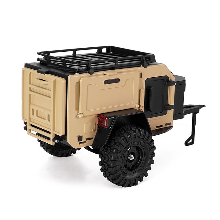 INJORA Off-Road Camping Trailer for 1/18 1/24 RC Crawlers TRX4M SCX24