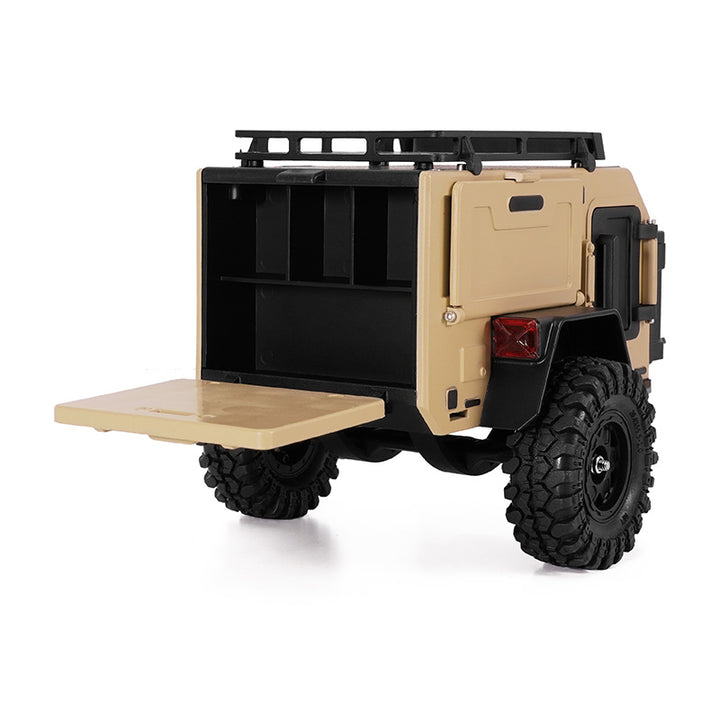 INJORA Off-Road Camping Trailer for 1/18 1/24 RC Crawlers TRX4M SCX24