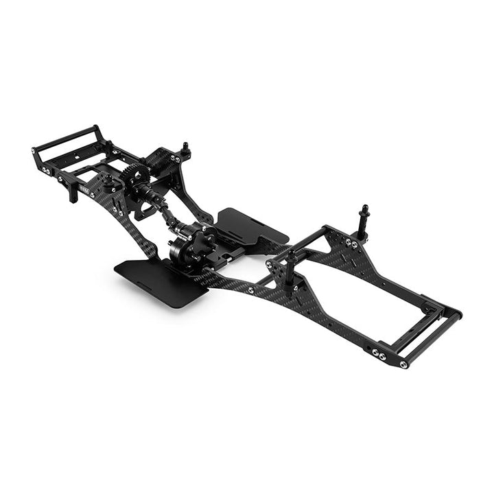 1/10 K telaio LCG, telaio LCG in fibra di carbonio lucido 9 in 1 con cerniera cabina cambio per 1/10 RC Crawler Cheater Rigs SCX10 Capra 26 1/10 K telaio LCG, telaio LCG in fibra di carbonio lucido 9 in 1 con cerniera cabina cambio per 1/10 RC Crawler Cheater Rigs SCX10 Capra 26