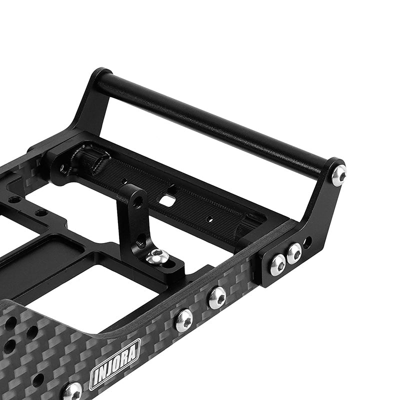 INJORA Front Mounted Transmission LCG Carbon Fiber Chassis Kit for 1/1