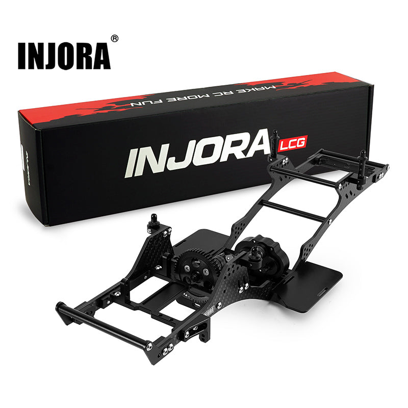 Kit Telaio LCG In Fibra Di Carbonio Per RC Crawler 1/10 Axial SCX10