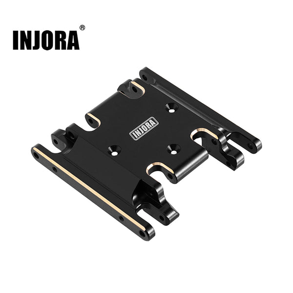 INJORA 46g Black Brass Skid Plate for 1/18 HPI Venture18
