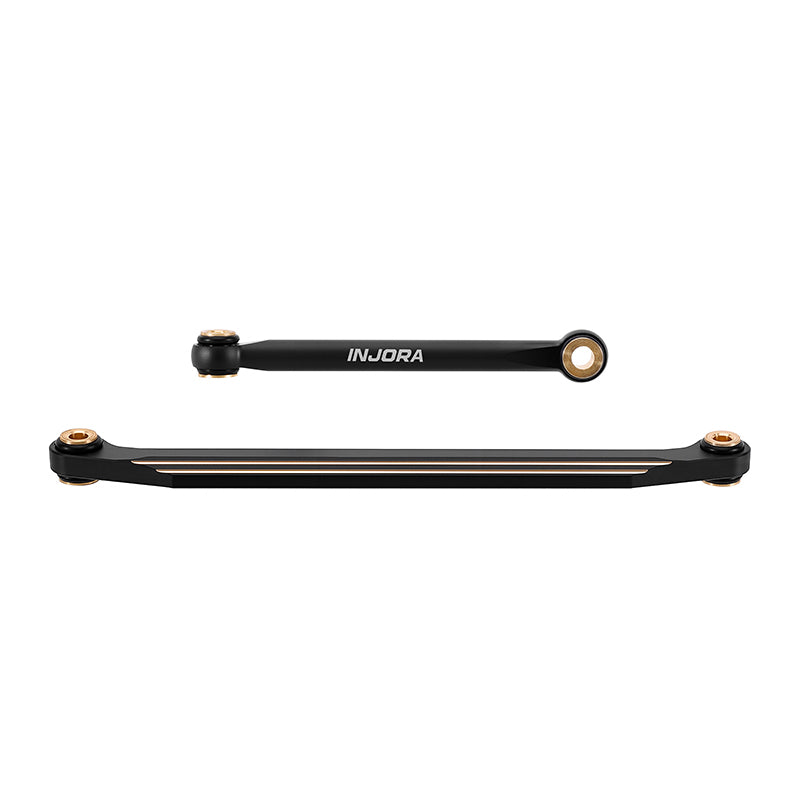 INJORA Black Brass Steering Links for 1/18 Redcat Ascent-18 & Scout II