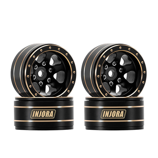INJORA RC Jante 4PCS 1,9 Beadlock Roue Pneus pour 1:10 RC Crawler Axial SCX10 Pro II III TRX-4 Tamiya MST VS4-10 Redcat Gen 8 7 Pro Enduro(Bronze INJORA RC Jante 4PCS 1,9 Beadlock Roue Pneus pour 1:10 RC Crawler Axial SCX10 Pro II III TRX-4 Tamiya MST VS4-10 Redcat Gen 8 7 Pro Enduro(Bronze