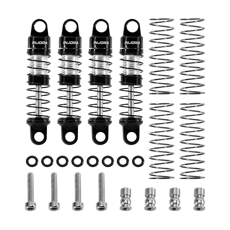 INJORA 26mm Aluminum Oil Shocks for 1/30 Axial SCX30