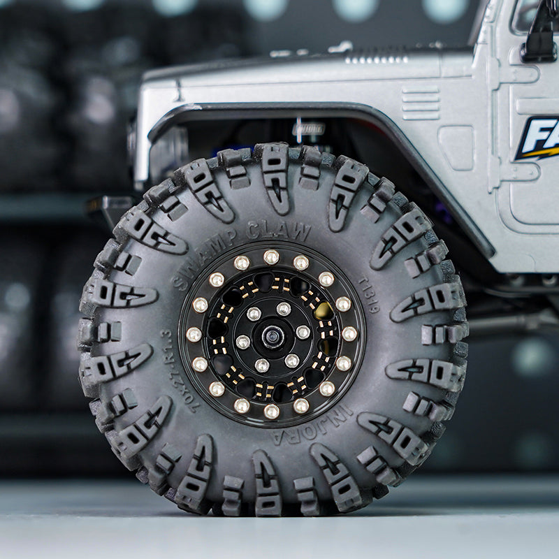 INJORA 1.0 Plus Aluminum Beadlock Wheels for 1/24 1/18 RC Crawler INJORA 1.0 Plus Aluminum Beadlock Wheels for 1/24 1/18 RC Crawler