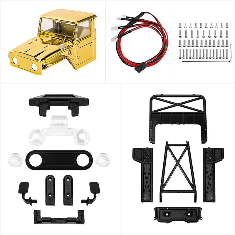 NSM←←←R9F　F30 i TRX FG　激レア品 INJORA Limited Edition IR40-18 Half Truck Body for 1/18 TRX4M Defender