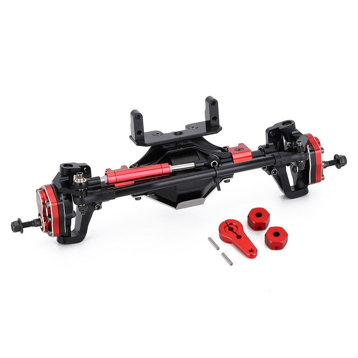Black Front Portal Axle with Protector front
