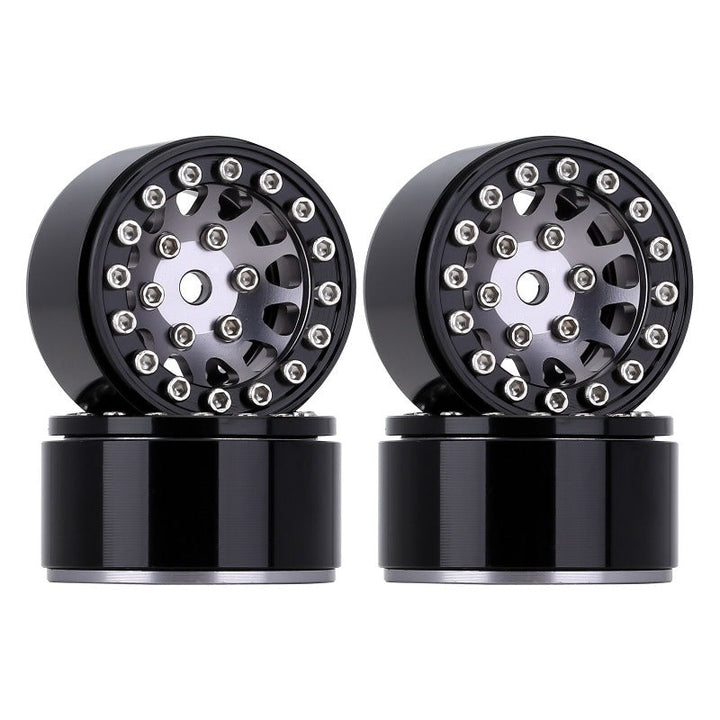 4PCS 1.0" 12-spoke Grey Wheel Rims front