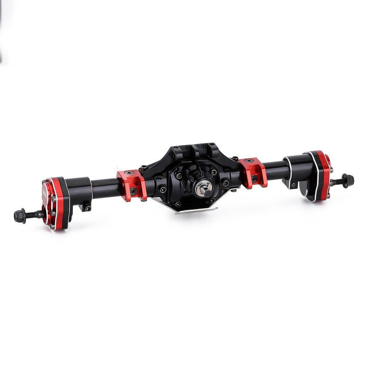 Black Rear Portal Axle with Protector left