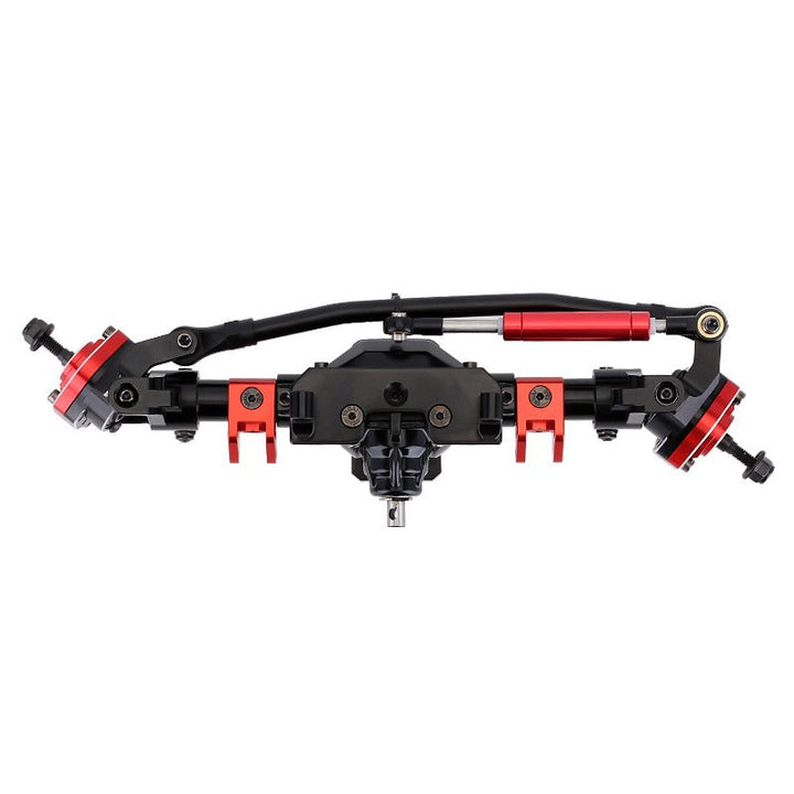 Black Front Portal Axle with Protector top