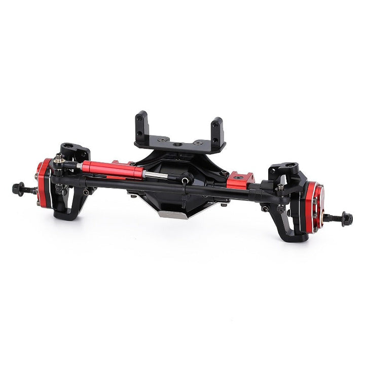 Black Front Portal Axle with Protector front