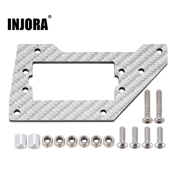 [Clearance Sale] INJORA Carbon Fiber Axle Servo Mount Stand for 1/10 Axial SCX10 PRO