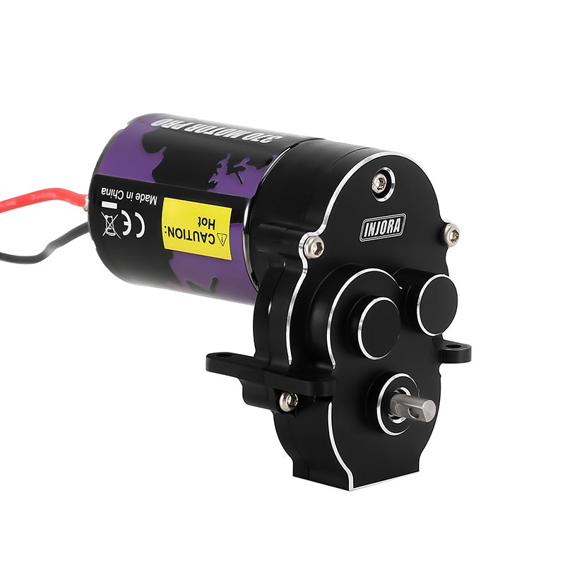 INJORA 370 Brushed Motor with Aluminum Transmission for 1/18