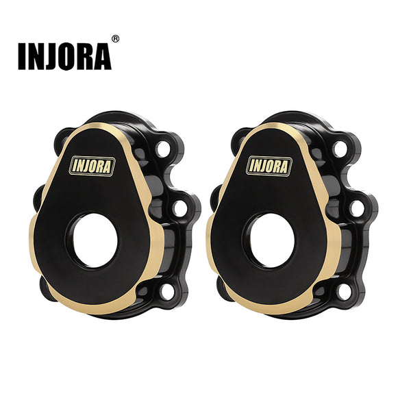 INJORA 31g/pcs Brass Outer Portal Housing Covers Counter Weight for 1/10 FMS FCX10