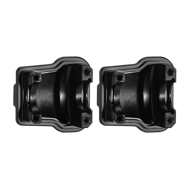 INJORA 9g/pcs Black Coating Brass Front Rear Diff Covers for 1/18 TRX4