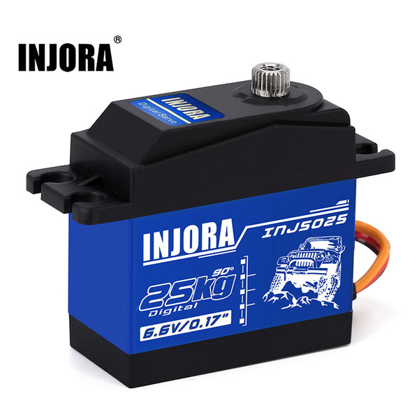 INJORA INJS025 25KG Large Torque Waterproof Metal Gear Digital Servo for RC Model
