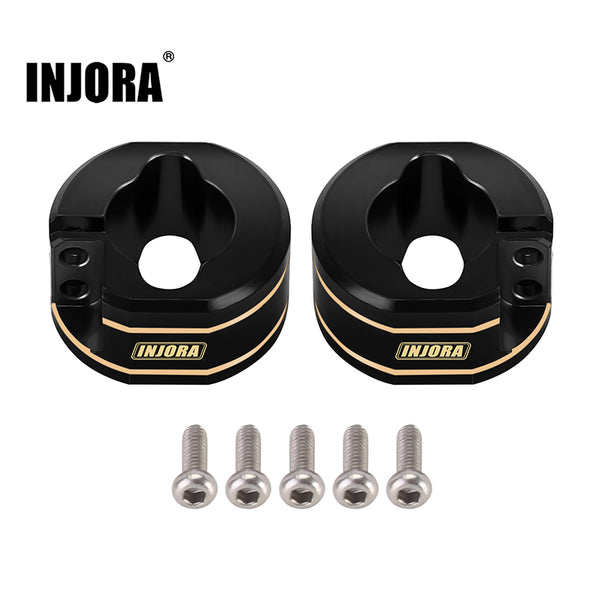 INJORA 2PCS 14g/pcs Brass Rear Axle Counterweights for 1/18 TRX4M (4M-30)