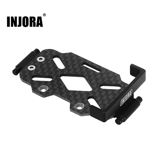 INJORA Carbon Fiber and Aluminum Battery Tray for 1/18 TRX4M