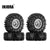 INJORA 1.3" 70*27mm Aluminum Wheels with Swamp Claw Tires for 1/16 1/18 1/20 1/24 RC Crawlers