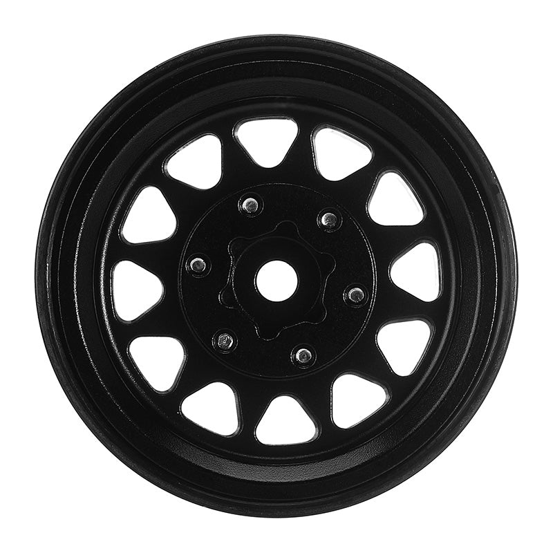 Jantes Beadlock Laiton 1.0" INJORA -4,7 Mm Pour SCX24 / TRX4M 1/24 1/18 RC Crawler - Amélioration Poids & Stabilité