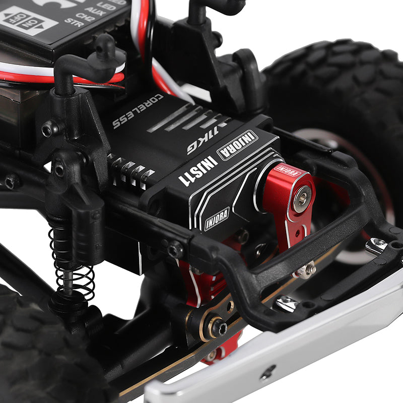 トラクサス　INJORA サーボ11kg INJORA サーボマウント INJORA Servo Mount w/ Horn for 1/18 TRX4M Waterproof