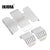 INJORA Stainless Steel Chassis Armor Skid Plate Axle Protector for Axial SCX10 PRO