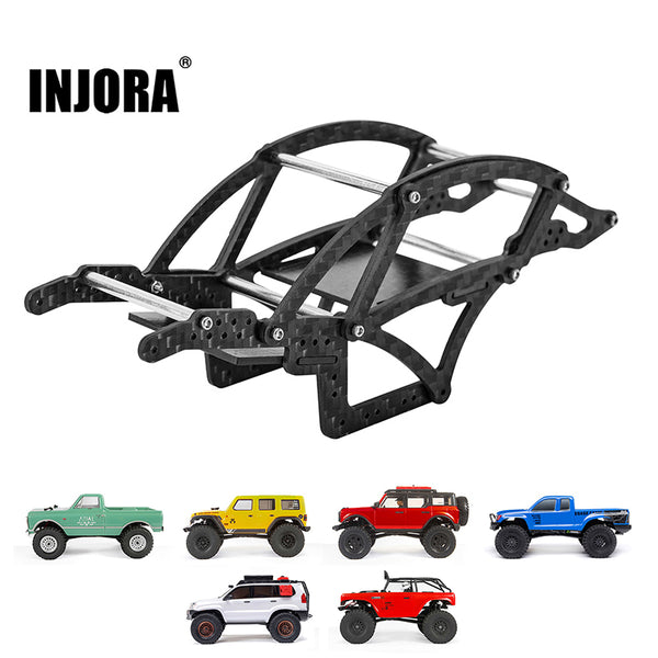 [Clearance Sale] INJORA Kangaroo Carbon Fiber Chassis Frame Kit for 1/24 SCX24