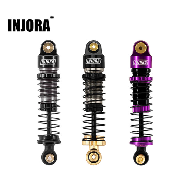 INJORA 40mm Big Bore Oil Shock Absorber for 1/24 SCX24 FCX24M