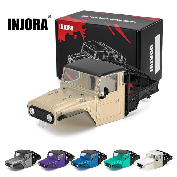 トラクサス TRAXXAS TRX4M INJORA IR40 1/18スケール INJORA IR40 Half Truck Hard Plastic Body with Cage for 1/18
