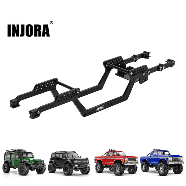 INJORA Universal LCG Chassis Kit for 1/18 TRX4M Upgrade (Aluminum)