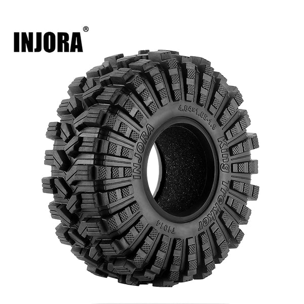 INJORA 1.9 Banden All Terrain King Trekker S5 Banden voor TRX4 SCX10 1/10 RC Crawler Upgrade (118 * 42mm