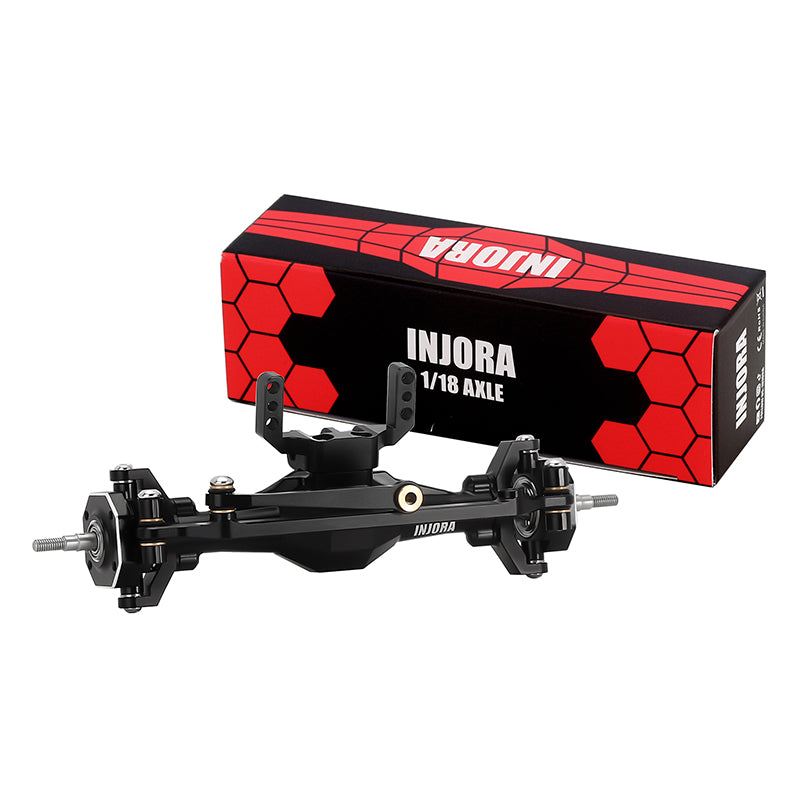 [US Warehouse] INJORA +4mm Diamond Axles with Lay Down Servo Mount & L