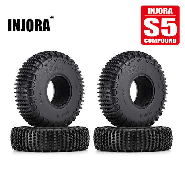 INJORA S5 1.9" 4.80" OD XHX Pin Tires (4) (122*36mm)