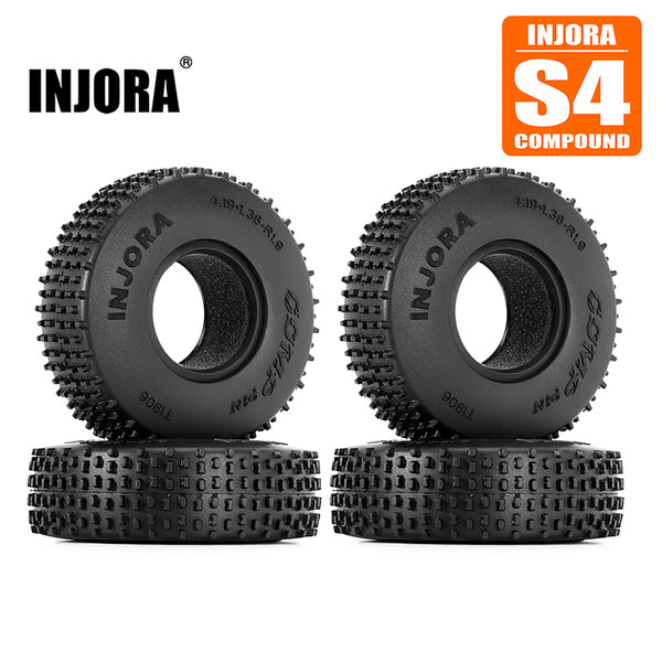 INJORA S4 1.9" 4.19" OD Comp Pin Tires (4) (106*35mm)