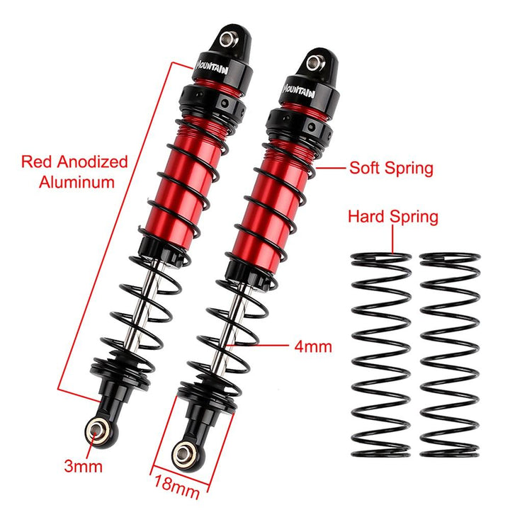 2pcs 90-120mm Shock Absorber Damper For 1/10 RC Crawler