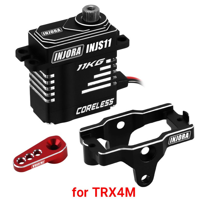 トラクサス　INJORA サーボ11kg INJORA サーボマウント INJORA 11KG Coreless High Torque Micro Servo for 1/18 TRX4M