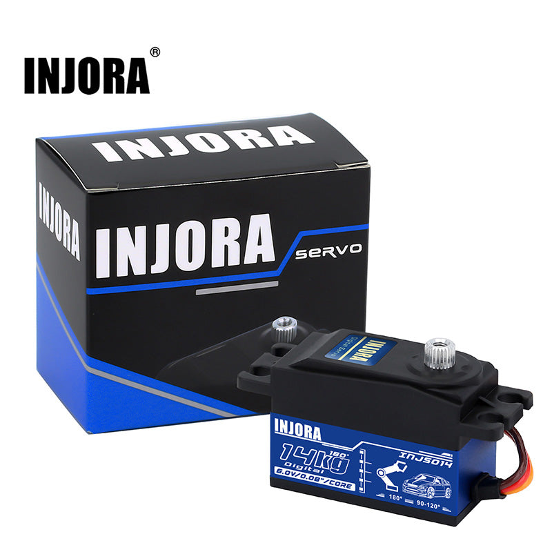 トラクサス　INJORA サーボ11kg INJORA サーボマウント INJORA INJS11 Servo with Brass Servo Mount & Horn for 1/18
