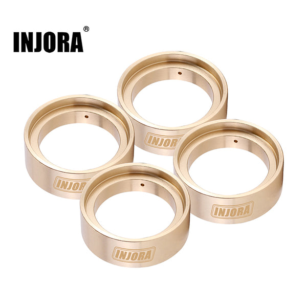 INJORA Brass Inner Clamp Rings for INJORA 1.0 Wheels & TRX4M Stock Tires