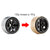 INJORA 4PCS 1.9" 6-spoke Metal Beadlock Wheel Rims for 1/10 RC Crawler