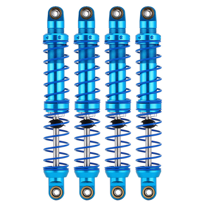 4pcs 100mm blue Oil Adjustable Metal Shock Absorbers front