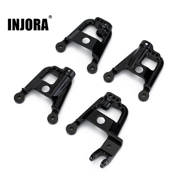 INJORA Black Heavy Duty Metal Front & Rear Shock Towers Mount for Axia