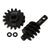 INJORA +4mm Steel Dogbone Shafts Overdrive Worm Gears for INJORA +4mm Extended SCX24 Axles