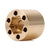 INJORA 12mm Heavy Brass Wheel Hex Hub Extenders Adapters for 1.9 2.2 Beadlock Wheel Rims