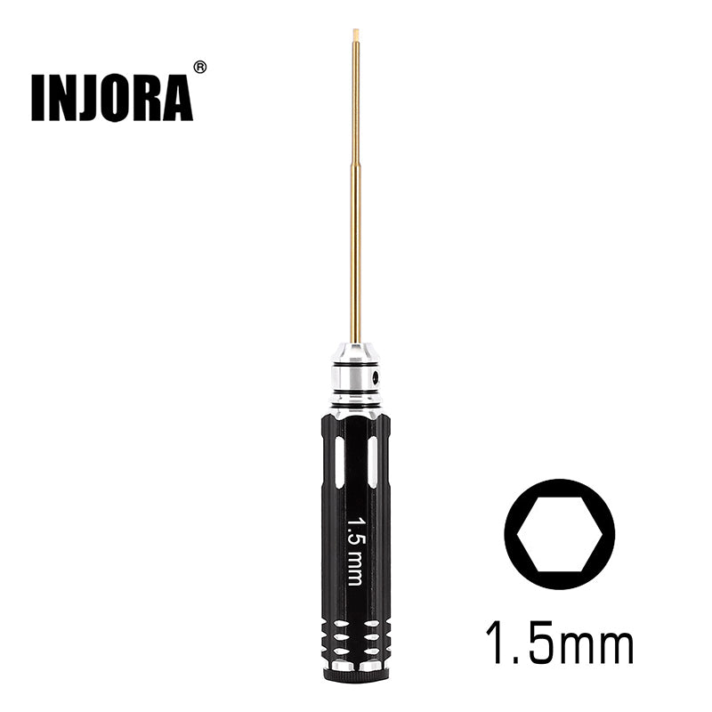 INJORA 1.5mm Hex Screwdriver Tool for Mini RC Crawlers TRX4M INJORA 1.5mm Hex Screwdriver Tool for Mini RC Crawlers TRX4M